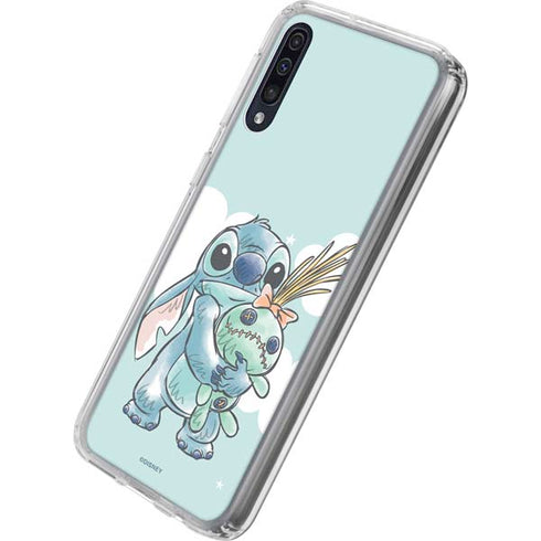 Disney Lilo and Stitch Stitch and Scrump Galaxy A50 Clear Case